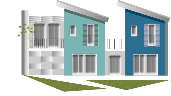 Social housing CAD drawing